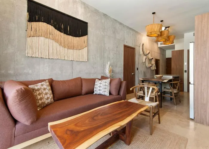 Apartment Nuju - Beutiful With Swimout-gym-rooftop-pool Tulum