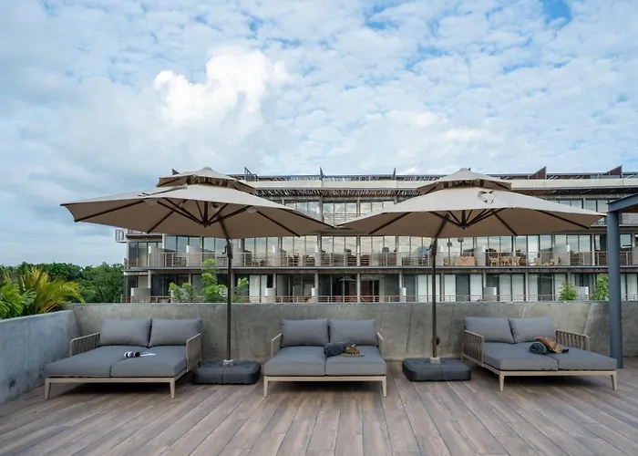 Nuju - Beutiful With Swimout-gym-rooftop-pool Apartment Tulum